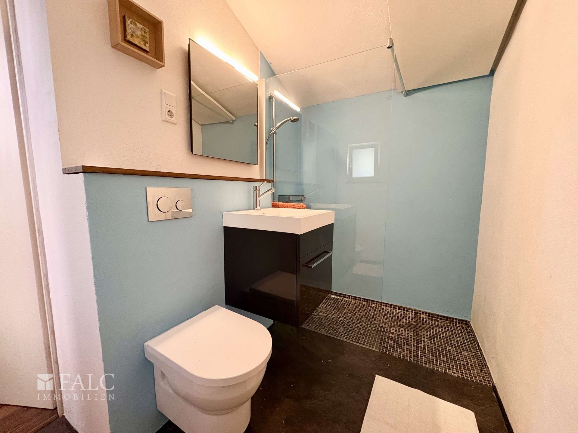 Badezimmer des alten Fachwerkhauses